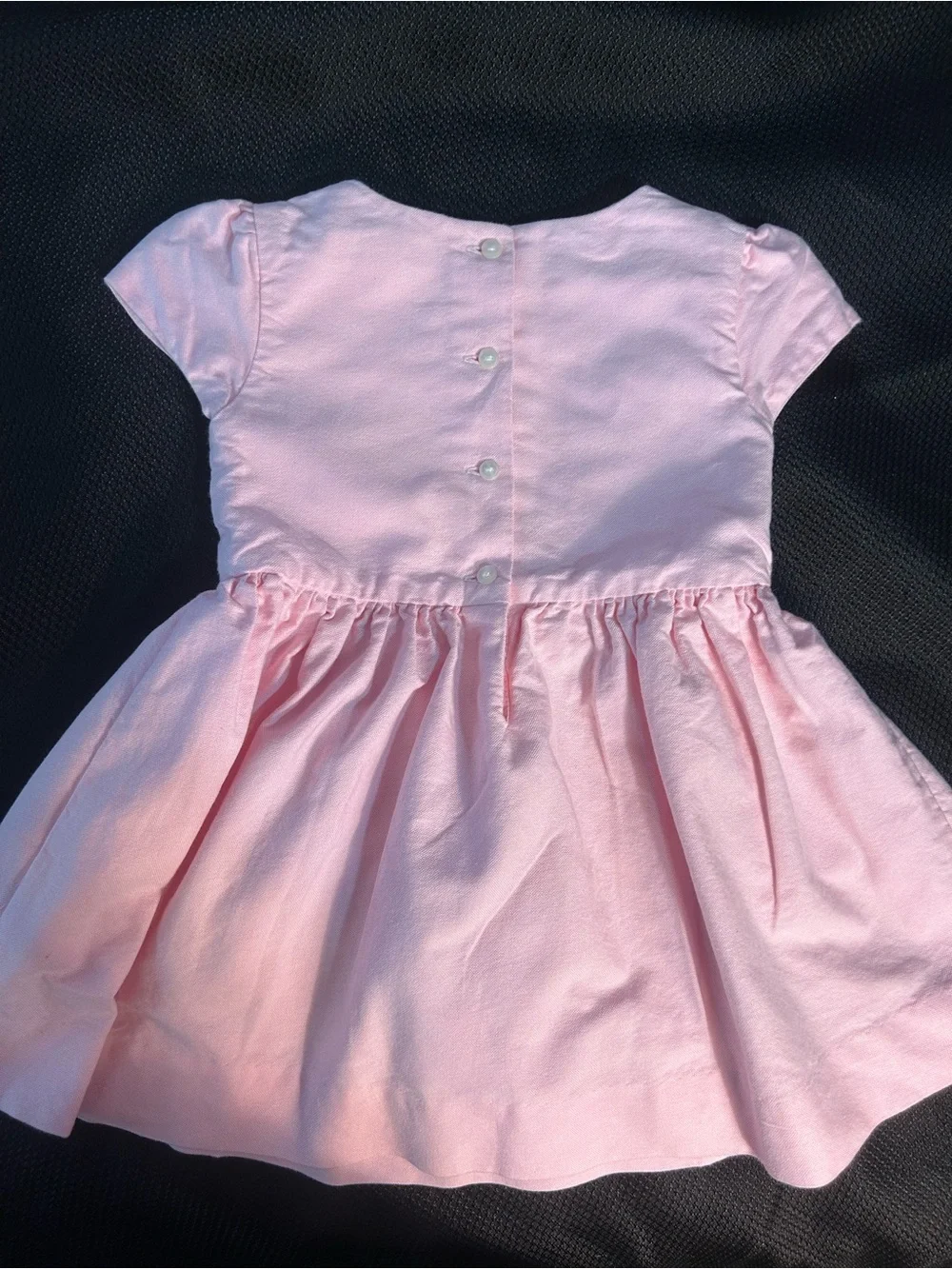 Ralph Lauren pink cotton dress 12 mo
